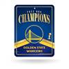 Golden State Basketball Warriors 2022 NBA Finals Champions Metal Parking Sign