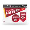 Kansas City Chiefs LVII Super Bowl Bound Team Magnet Set  