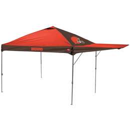 Cleveland Browns Canopy Tent 10 X 10 with Pop Up Side Wall - Includes a Carry Bag - Rawlings      