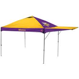 Minnesota Vikings Canopy Tent 10 X 10 with Pop Up Side Wall - Includes a Carry Bag - Rawlings      