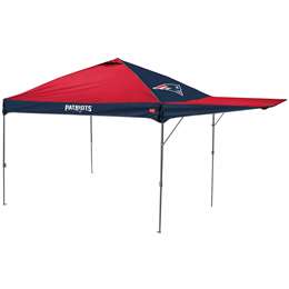 New England Patriots Canopy Tent 10 X 10 with Pop Up Side Wall - Includes a Carry Bag - Rawlings      
