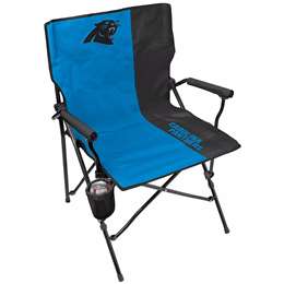 Carolina  Panthers Chair Hard Arm Folding with Carry Bag   