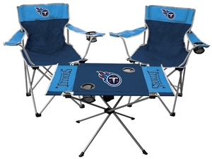 Tennessee Titans Tailgate Kit - Includes 2 Chairs, 1 Table and Carry Bag  