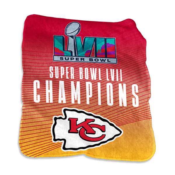 Kansas City Chiefs Super Bowl LVII Champions Silk Touch Throw Blanket  