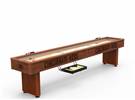 Cincinnati Reds 12ft Shuffleboard Table Chardonnay Finish