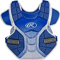 Rawlings Softball Protective Velo Chest Protector 14 inch Royal/White 