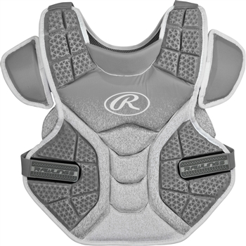 Rawlings Softball Protective Velo Chest Protector 14 inch Silver/White