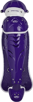 Rawlings Softball Protective Velo Leg Guards 13 inch Purple/White 
