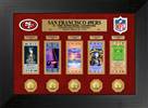 San Francisco 49ers Super Bowl Champions Deluxe Gold Coin & Ticket Collection  