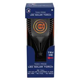 Chicago Baseball Cubs Solar Powered LED Torch Light for Patio, Deck & Yard  