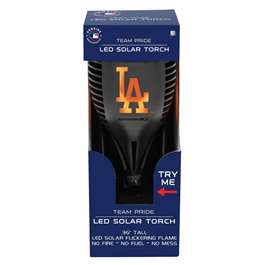 Los Angeles Baseball Dodgers Solar Powered LED Torch Light for Patio, Deck & Yard  