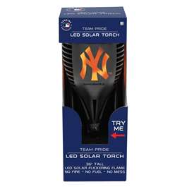 New York Baseball Mets Solar Powered LED Torch Light for Patio, Deck & Yard  