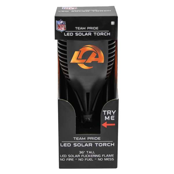 Los Angeles Rams Solar Powered LED Torch Light for Patio, Deck & Yard  