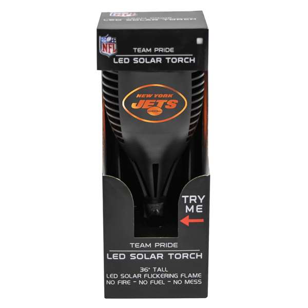 New York Jets Solar Powered LED Torch Light for Patio, Deck & Yard  