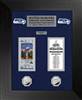 Seattle Seahawks Super Bowl Champions Deluxe Silver Coin & Ticket Collection  