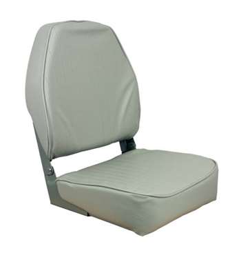 Springfield Economy Coach Folding High Back - Grey  Boat Seat