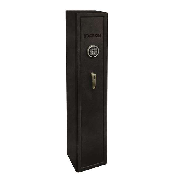 Stack-On SHD-SU-BG-E Home Defense Stand-Up Safe, Matte Black with Electronic Lock