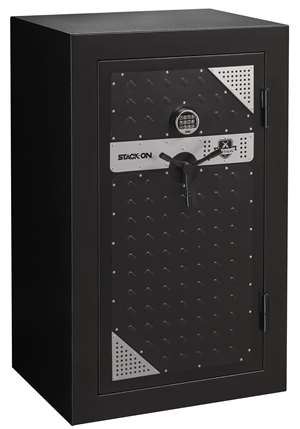 Stack-On TS-20-MB-E-S Tactical Fire Resistant Safe, Matte Black with Silver/Gray