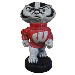 Wisconsin Badgers Bucky Badger Painted Stone Mascot