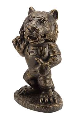 LSU Louisiana State Tigers Mike The Tiger Bronze Finish Stone Mascot  