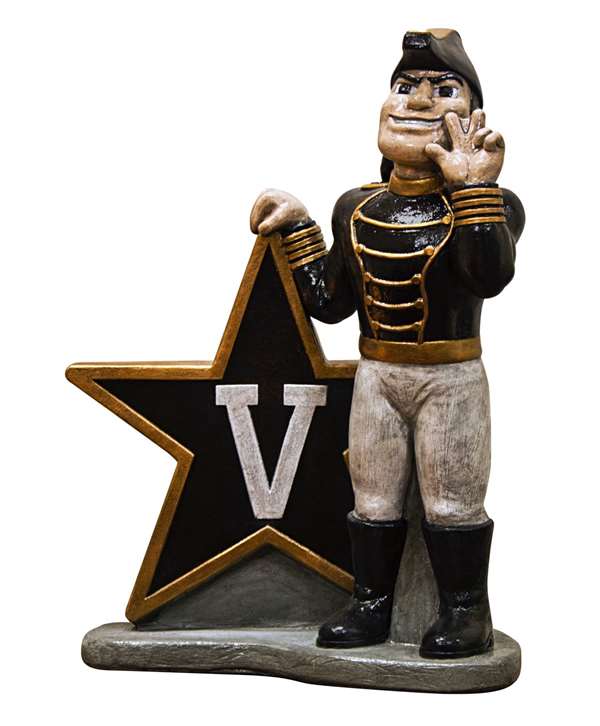 Vanderbilt Commodores Painted Stone Mascot  
