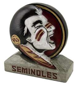 Florida State Seminole Stone Mascot Painted  