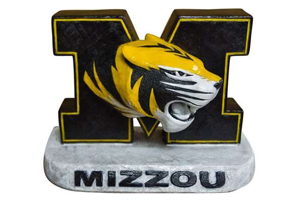 Missouri Tigers Painted Stone Mascot  