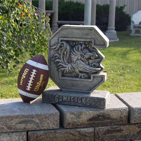 South Carolina Gamecocks Vintage Finish Stone Mascot  