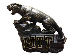 Pittsburgh Panthers Pitt Panther Painted Stone Mascot  