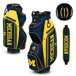 Michigan Wolverines Bucket III Cart Golf Bag 