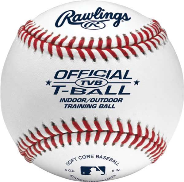 Rawlings T-Ball Sponge Center Baseball (1 Dozen Balls)