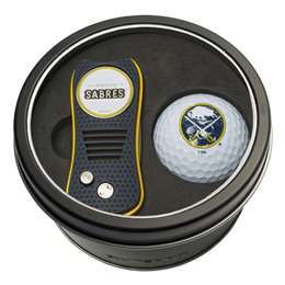 Buffalo Sabres Golf Tin Set - Switchblade, Golf Ball   