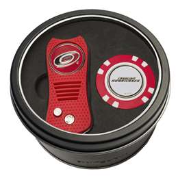 Carolina Hurricanes Golf Tin Set - Switchblade, Golf Chip   