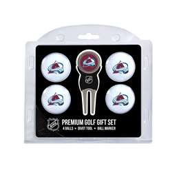 Colorado Avalanche Golf 4 Ball Gift Set 13606