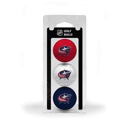 Columbus Blue Jackets Golf 3 Ball Pack 13705