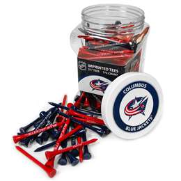 Columbus Blue Jackets Golf 175 Tee Jar 13751