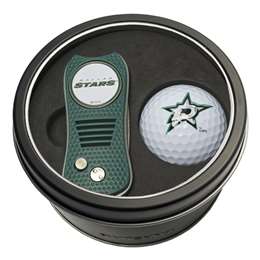 Dallas Stars Golf Tin Set - Switchblade, Golf Ball   