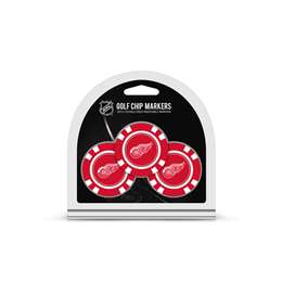 Detroit Red Wings Golf 3 Pack Golf Chip 13988