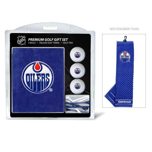 Edmonton Oilers Golf Embroidered Towel Gift Set 14020   