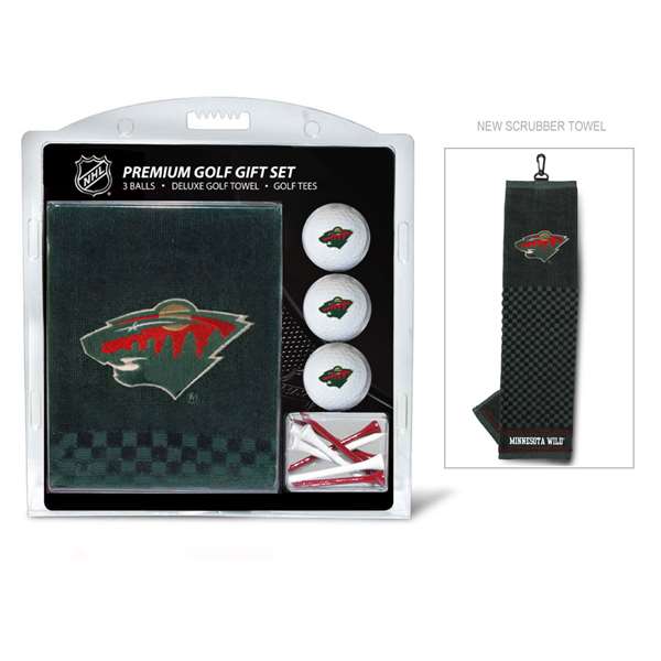 Minnesota Wild Golf Embroidered Towel Gift Set 14320