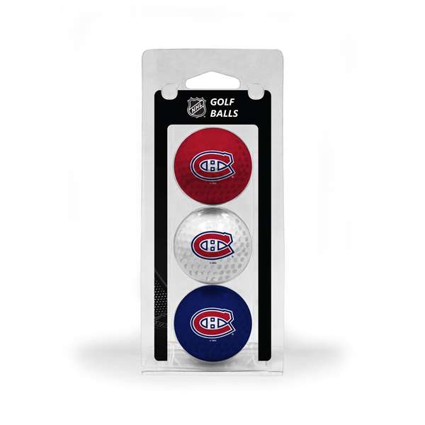 Montreal Canadiens Golf 3 Ball Pack 14405