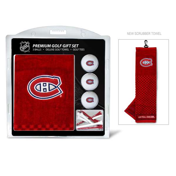 Montreal Canadiens Golf Embroidered Towel Gift Set 14420   