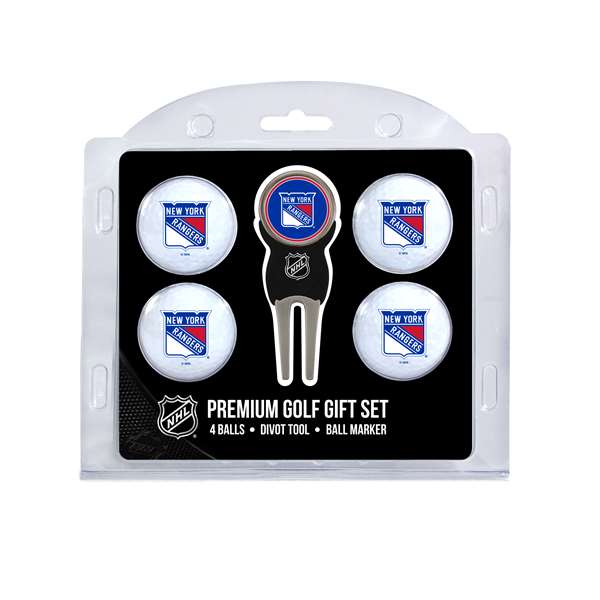 New York Rangers Golf 4 Ball Gift Set 14806   