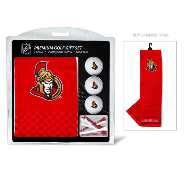 Ottawa Senators Golf Embroidered Towel Gift Set 14920   