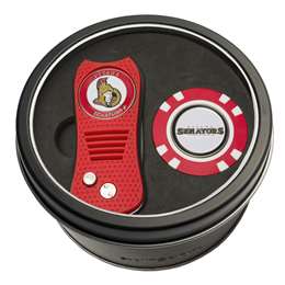 Ottawa Senators Golf Tin Set - Switchblade, Golf Chip   