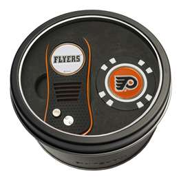 Philadelphia Flyers Golf Tin Set - Switchblade, Golf Chip   