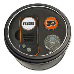 Philadelphia Flyers Golf Tin Set - Switchblade, Cap Clip, Marker 15057   