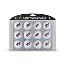 Arizona Coyotes Golf Dozen Ball Pack 15103   