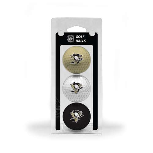 Pittsburgh Penguins Golf 3 Ball Pack 15205   