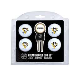 Pittsburgh Penguins Golf 4 Ball Gift Set 15206   